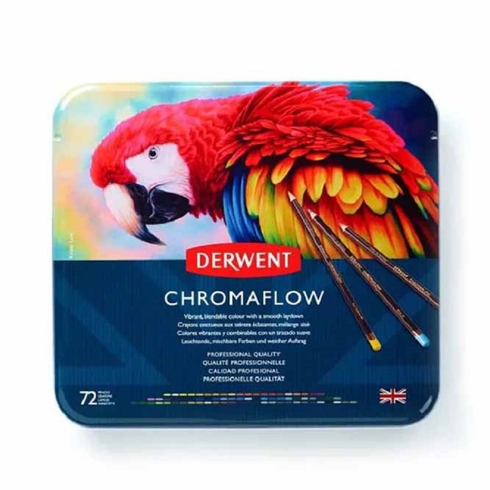 DERWENT 德爾文DW2306014 CHROMAFLOW 油性色鉛72色| 筆| Yahoo奇摩購物中心