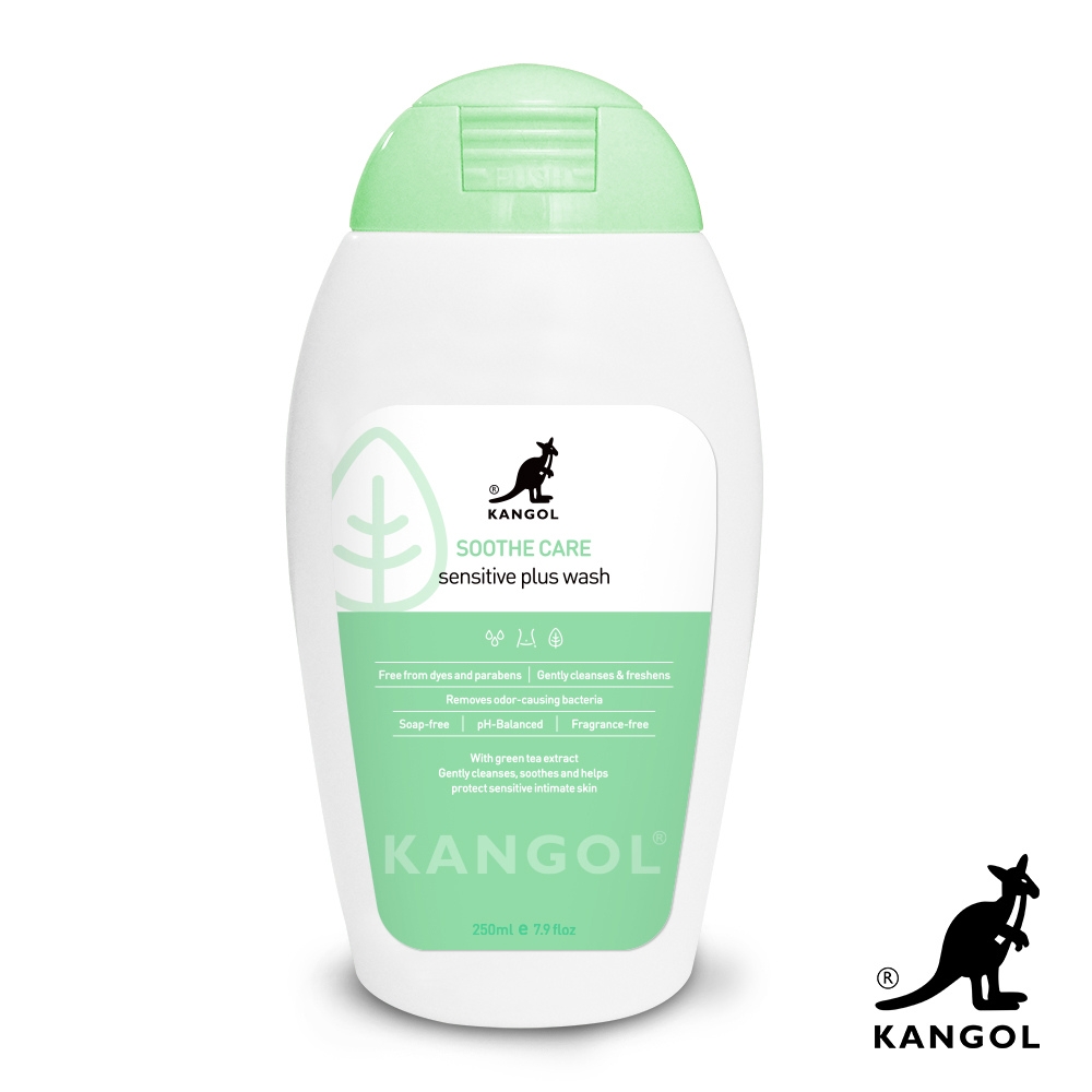 KANGOL 天然植萃女性私密護理清洗液250ml-清新綠茶 KGB011