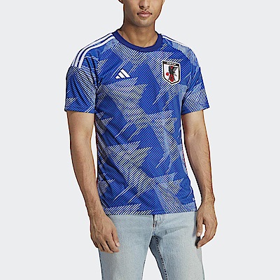 Adidas JFA H JSY [HF1845] 男 足球 短袖上衣 球衣 日本國家隊 世足賽 世界盃 國際版 藍