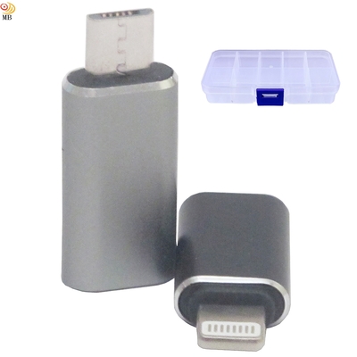 月陽超值2入 鋁合金蘋果 Lightning 8pin 安卓 Micro usb 及 Type C轉接頭(USBMC)