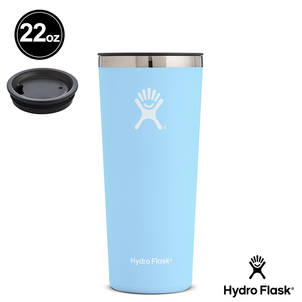 美國Hydro Flask 保冷保溫隨行杯 22oz/650ml 冰雪藍