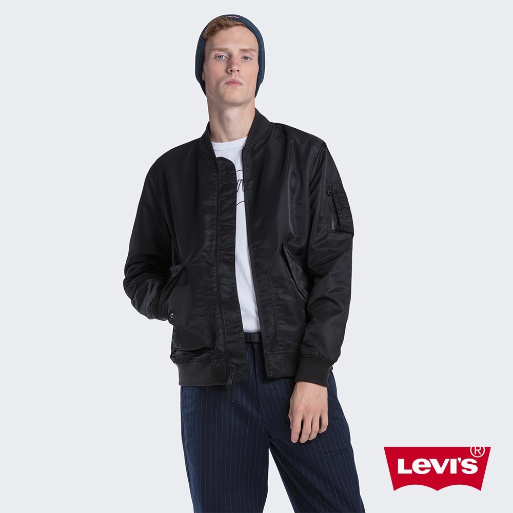 Levis 男款 MA1 飛行外套 復古大口袋設計