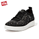 FitFlop RALLY OMBER CRYSTAL KNIT SNEAKERS-繫帶休閒鞋 女(黑色) product thumbnail 1