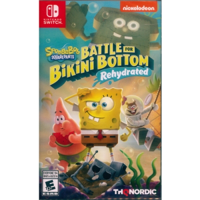 海綿寶寶：為比奇堡而戰 -重新灌水- Spongebob Squarepants: Battle for Bikini Bottom - Rehydrated - NS Switch 中英日文美版