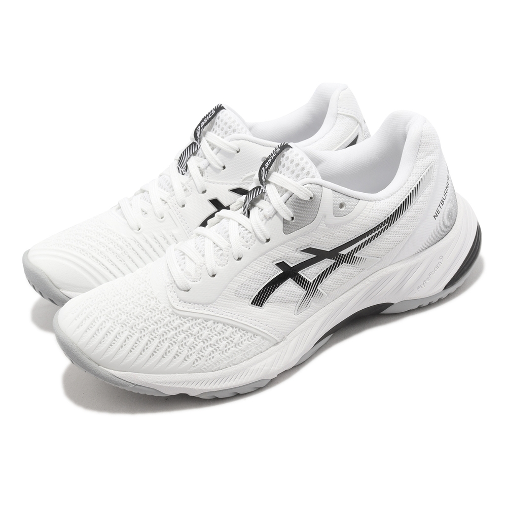 Asics 排羽球鞋 Netburner Ballistic FF 3 女鞋 經典白 黑灰 緩震 運動鞋 亞瑟士 1052A069100