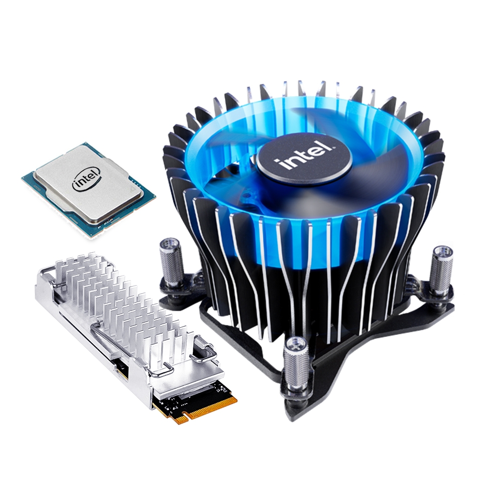 iStyle 高階散熱器組合Intel Core i7-14700K散裝+風扇+固態硬碟散熱片 