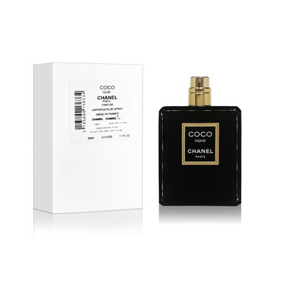 CHANEL 香奈兒 黑色COCO NOIR PARFUM 香精 50ML TESTER 無蓋 環保包裝