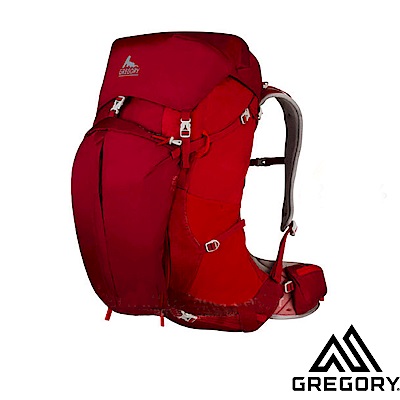 GREGORY 新款 Z65 專業健行登山背包(M/65L)_火花紅