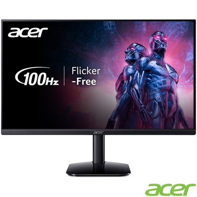 Acer 宏碁 KA242Y E0 24型IPS電腦螢幕 AMD FreeSync ｜100hz抗閃