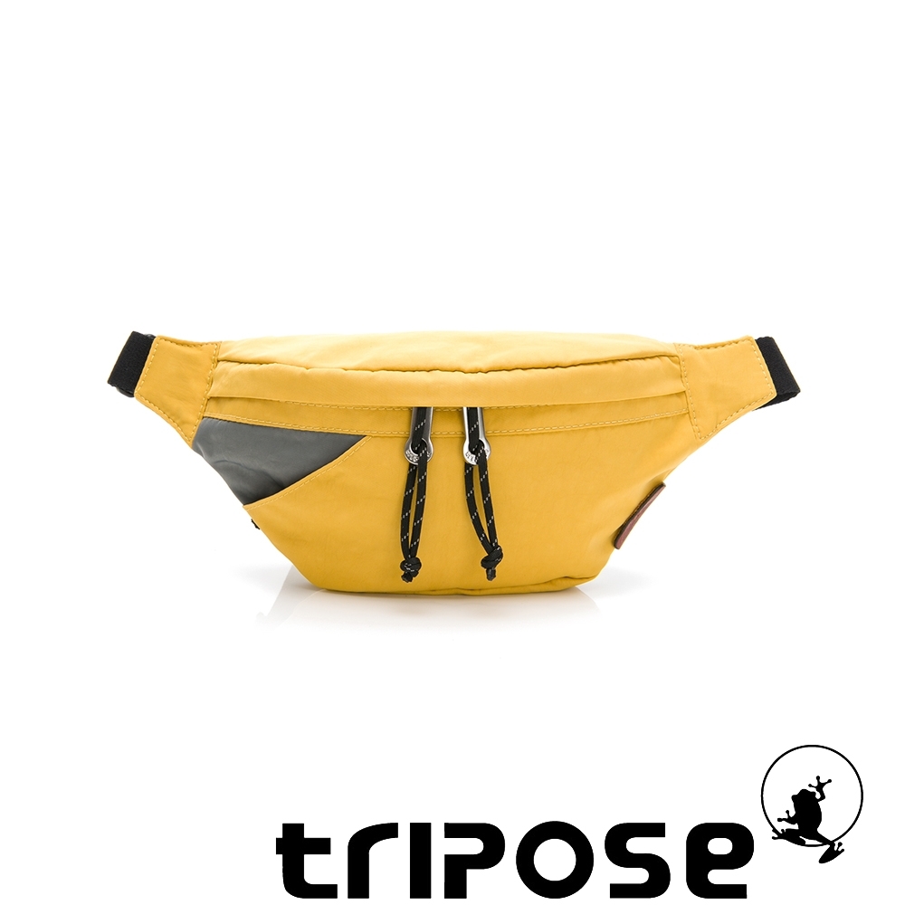 tripose NEO微皺尼龍斜背腰包 活力黃 7折