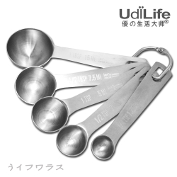 UdiLife 樂司/不鏽鋼5入量匙組x2組入
