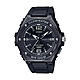 CASIO 工業風格金屬與樹脂創意結合休閒指針錶(MWA-100HB-1A)黑面/49.6mm product thumbnail 1