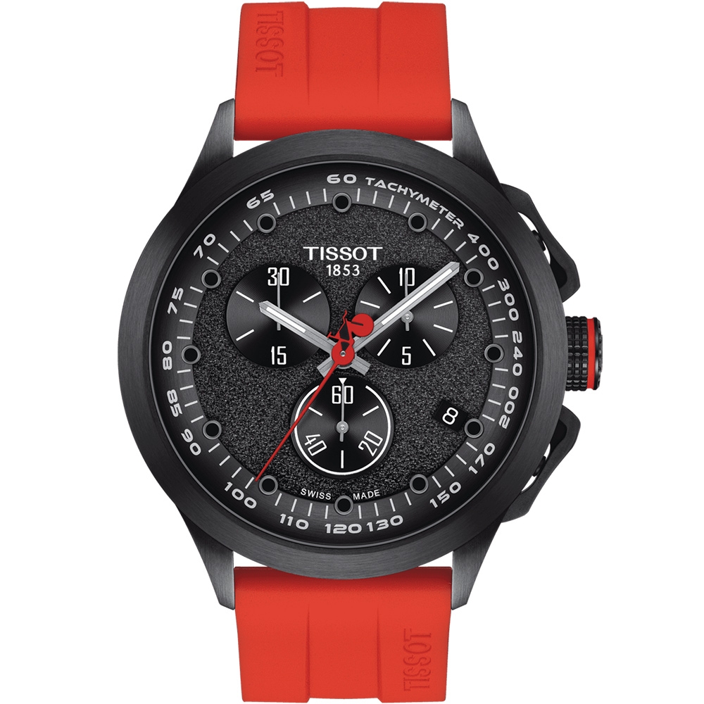 TISSOT 天梭 官方授權  T-RACE 系列 環西自行車款 運動腕錶-T1354173705104