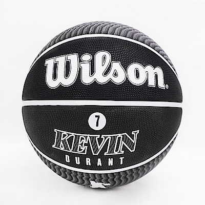 Wilson NBA Durant [WZ4006001] 籃球 7號 球員 耐磨 橡膠 室外 籃網 黑灰