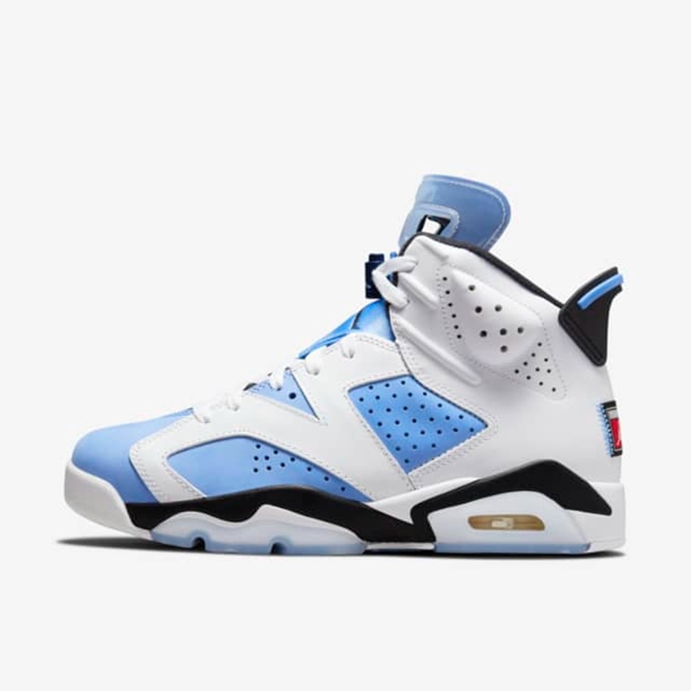 Nike AIR JORDAN 6 RETRO University Blue 男籃球鞋-北卡藍-CT8529410