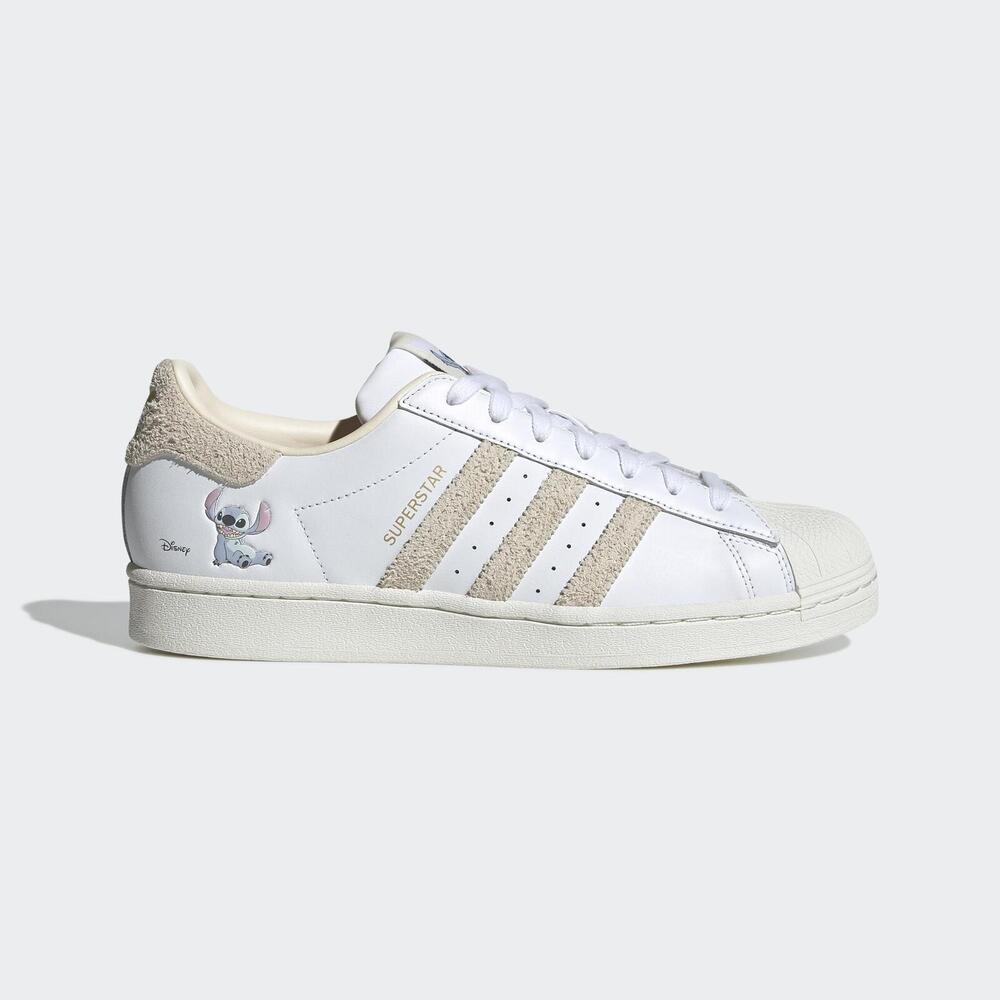 Adidas Superstar [HQ6356] 男女 休閒鞋 經典 Originals 史迪奇 皮革 穿搭 白 奶茶