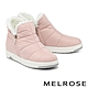 短靴 MELROSE 美樂斯 率性時尚純色防潑水布厚底短靴－粉 product thumbnail 1