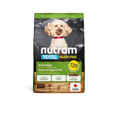 Nutram紐頓_無穀全能T29挑嘴小顆粒5.4kg 低敏羊肉 犬糧 狗飼料