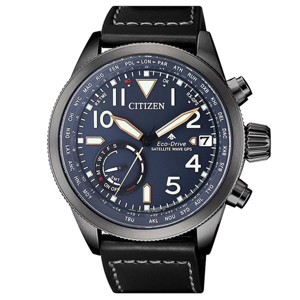 CITIZEN 星辰 PROMASTER GPS限量光動能腕錶CC3067-11L