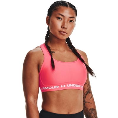 【UNDER ARMOUR】UA 女 Crossback 中衝擊運動內衣_1361034-819-優惠商品