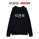 【GUESS】經典印花口袋長袖帽T-兩色任選 product thumbnail 1