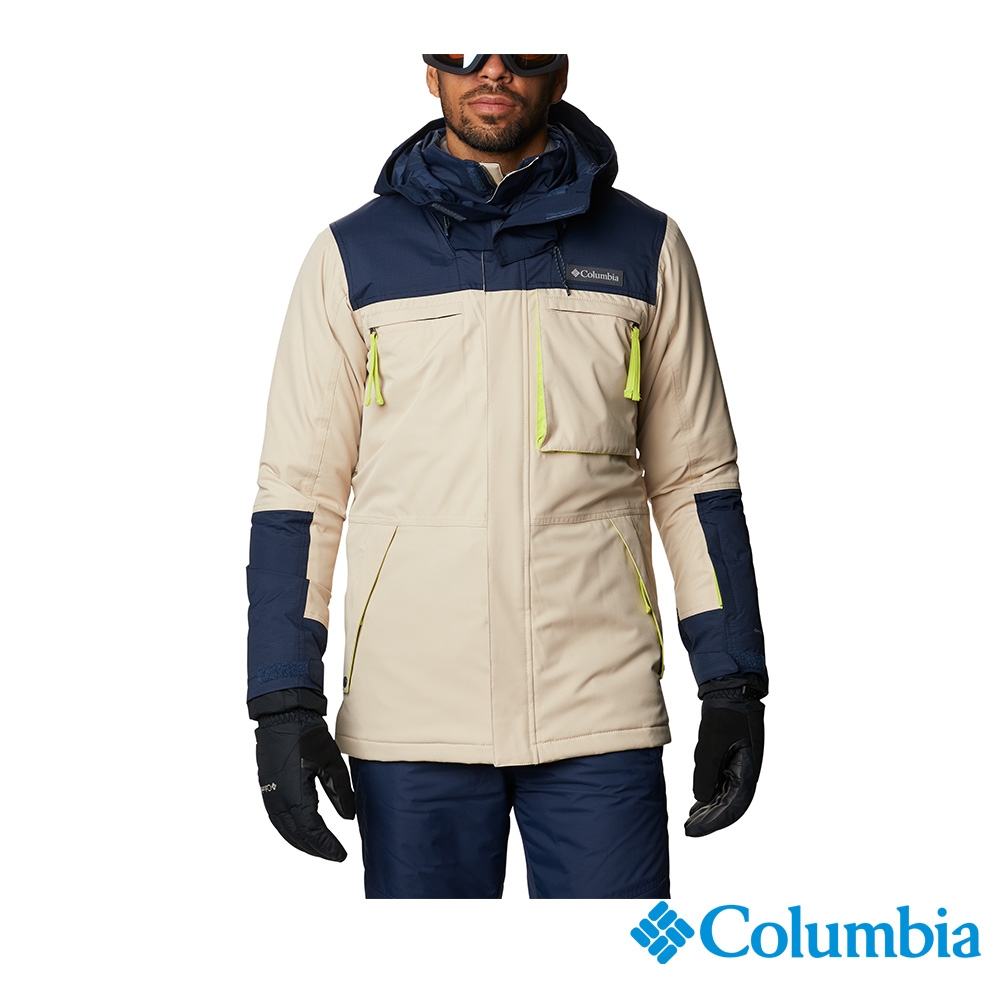 Columbia 哥倫比亞 男款 - Omni-Tech防水保暖外套-卡其 UWE09710KI
