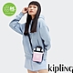 Kipling 藍粉撞色拼接輕巧實用手機包-LEVY product thumbnail 1