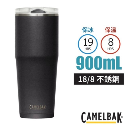 CAMELBAK Thrive Tumble 18/8 防漏不鏽鋼雙層真空保溫杯900ml(保冰).水杯.茶杯_CB2846001085 濃黑