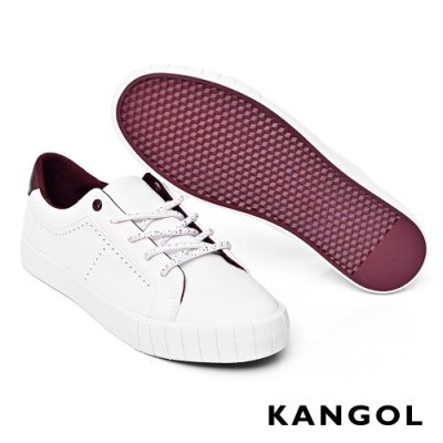 【KANGOL】皮革休閒鞋-共兩色