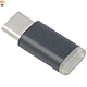 月陽鋁合金尾部加固Micro USB轉Type-C轉接頭(USBMC2) product thumbnail 1