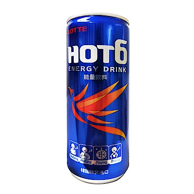 LOTTE韓國樂天 HOT6能量飲料(250ml)