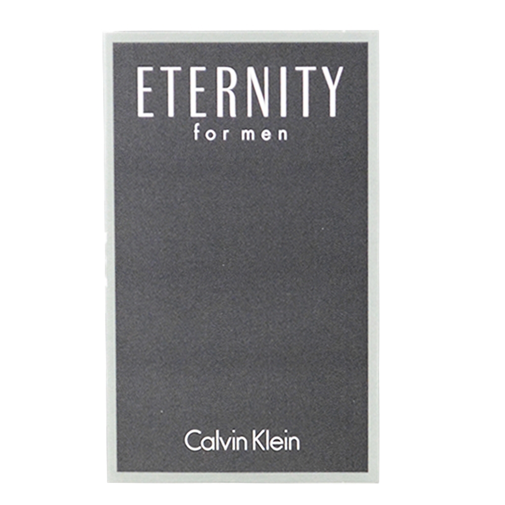 *(即期品)Calvin Klein 永恆男性淡香水針管 1.2ml 效期至2023年11月