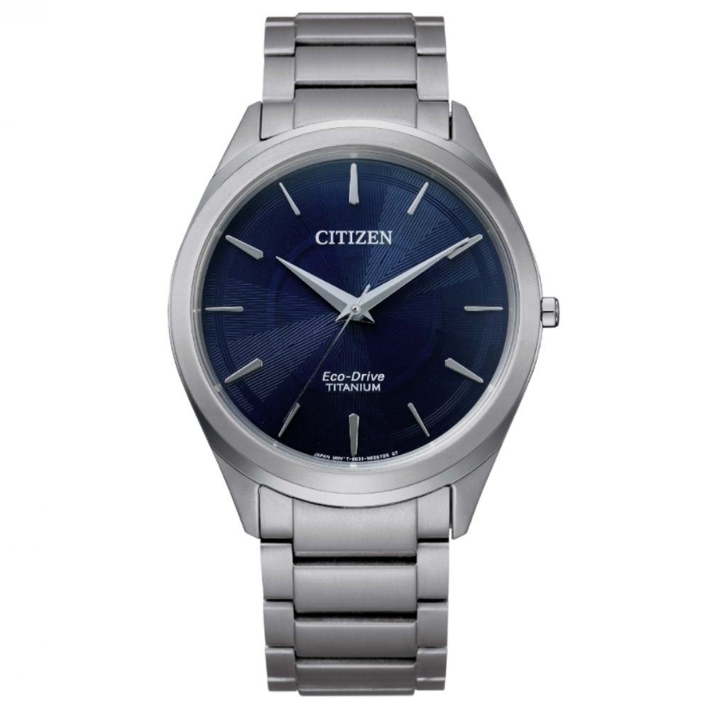 CITIZEN星辰 GENT'S系列 光動能時尚鈦金屬腕錶 39mm/BJ6520-82L