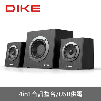 DIKE多媒體藍牙2.1聲道喇叭 DSM304BK