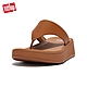 【FitFlop】F-MODE LEATHER FLATFORM TOE-POST SANDALS厚底夾脚涼鞋-女(淺褐色) product thumbnail 1