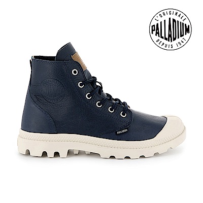 Palladium Pampa HI LTH UL經典皮革靴-男-藍