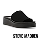 STEVE MADDEN-BALANCED 針織厚底平底拖鞋-黑色 product thumbnail 1