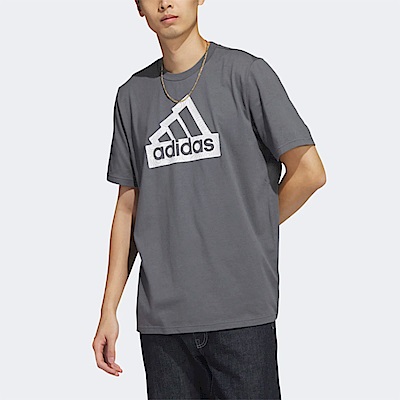 Adidas M City E Tee [H49666] 男 短袖 上衣 T恤 運動 休閒 棉質 舒適 日常 穿搭 灰