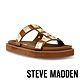 STEVE MADDEN-NESTLE 鉚釘粗帶羅馬涼拖鞋-棕色 product thumbnail 1