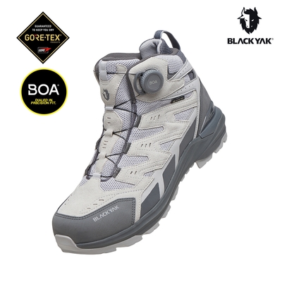BLACKYAK 女 CHALLENGER D GTX防水中筒登山鞋(灰色)| GORETEX 防水鞋 中筒鞋 IU代言BYDB1WFH39