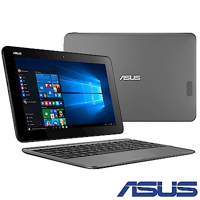 ASUS T101 10吋四核平板筆電(x5-Z8350/64G/2G/1.08kg/灰)