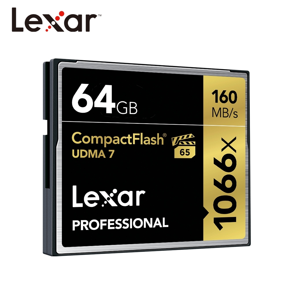 Lexar 雷克沙 1066x Compact Flash 高速記憶卡 64GB 公司貨