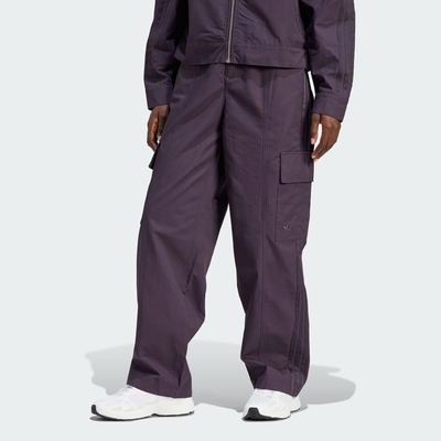 adidas 愛迪達 長褲 男款 休閒褲 三葉草 RIPSTOP PANT 紫 IT9031