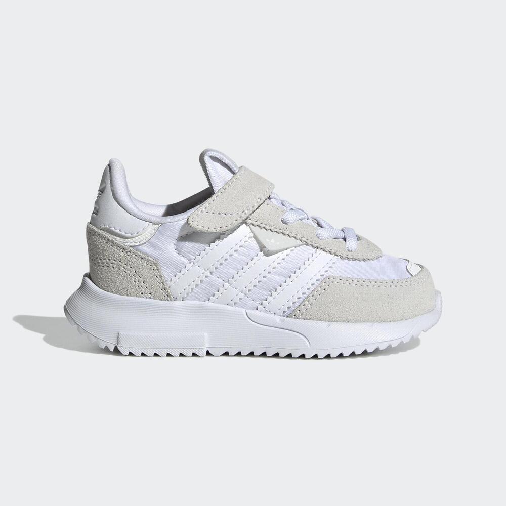 Adidas Retropy F2 CF EL I [GX9070] 小童 休閒鞋 運動 經典 彈性鞋帶 魔鬼氈 白