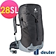 【deuter 德國】AC LITE  28SL網架直立式透氣背包3420921黑水藍/登山包/健行包/戶外休閒包* product thumbnail 1