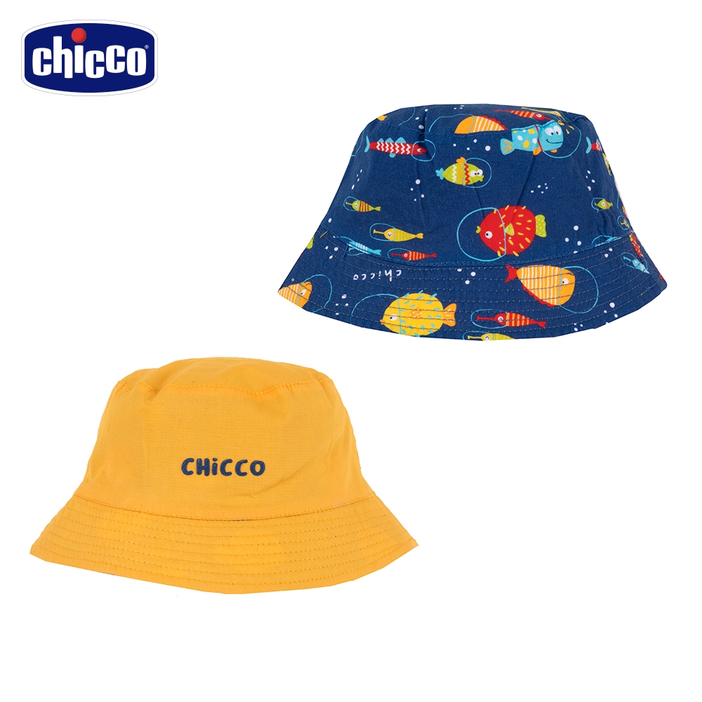 chicco-潛水員-滿底印花雙面帽