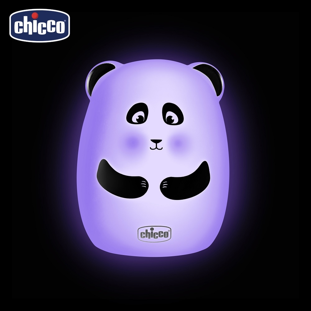 chicco-充電式安撫夜燈-小熊貓