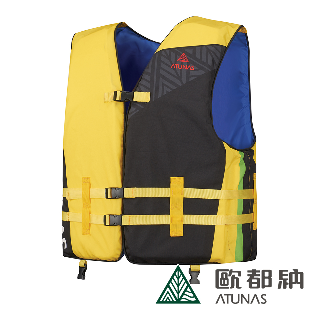 【ATUNAS 歐都納】強力浮水衣/救生衣/水上活動安全配件A-FS1901黃黑
