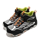 Merrell 戶外鞋 Moab FST Waterproof 童鞋 登山 越野 運動 魔鬼氈 耐磨 中大童 黑 白 MK264170 product thumbnail 1