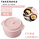 買一送一-日本TAKENAKA 日本製COCOPOT系列可微波圓形雙層分隔保鮮盒530ml product thumbnail 1